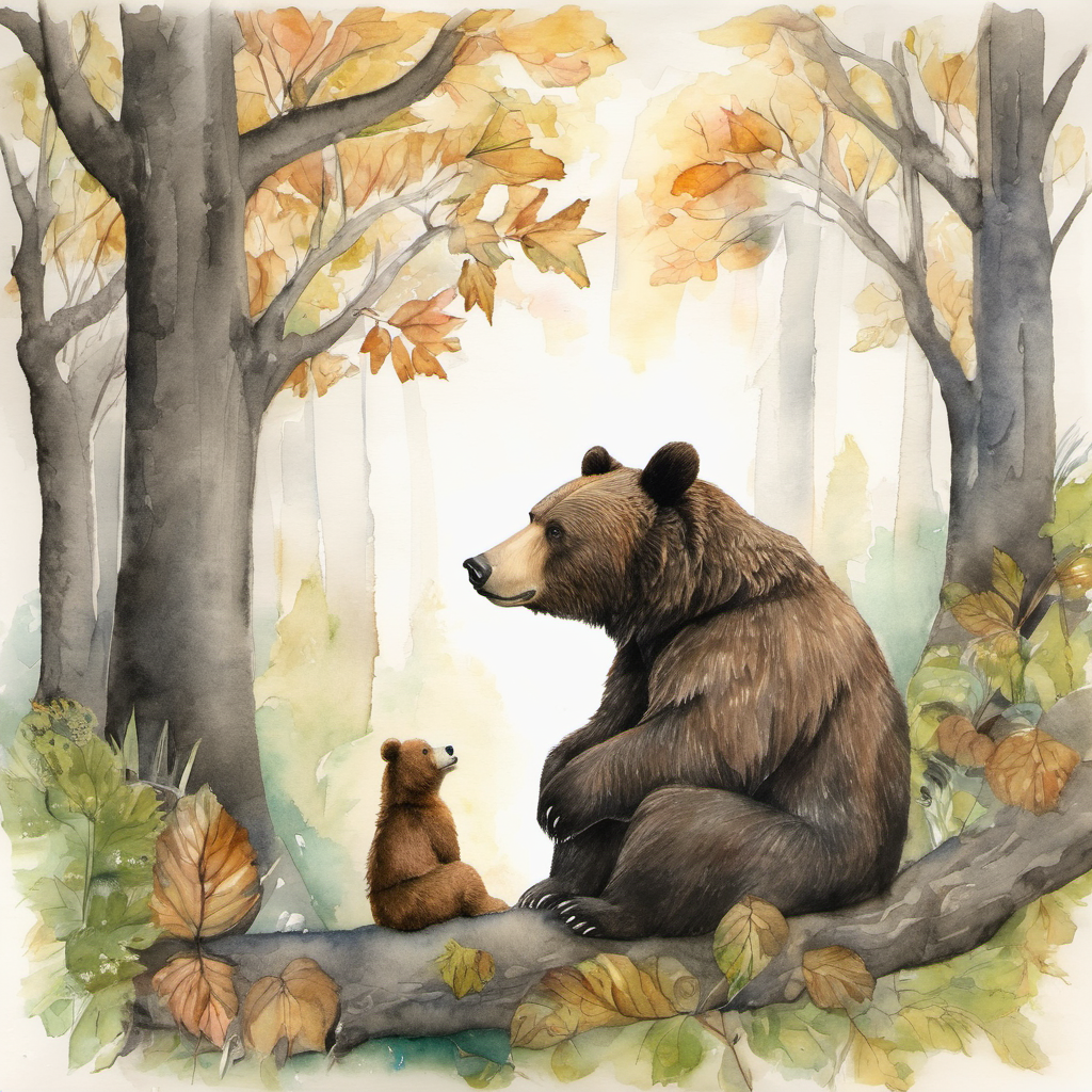 The friend from the tree asking about the bear