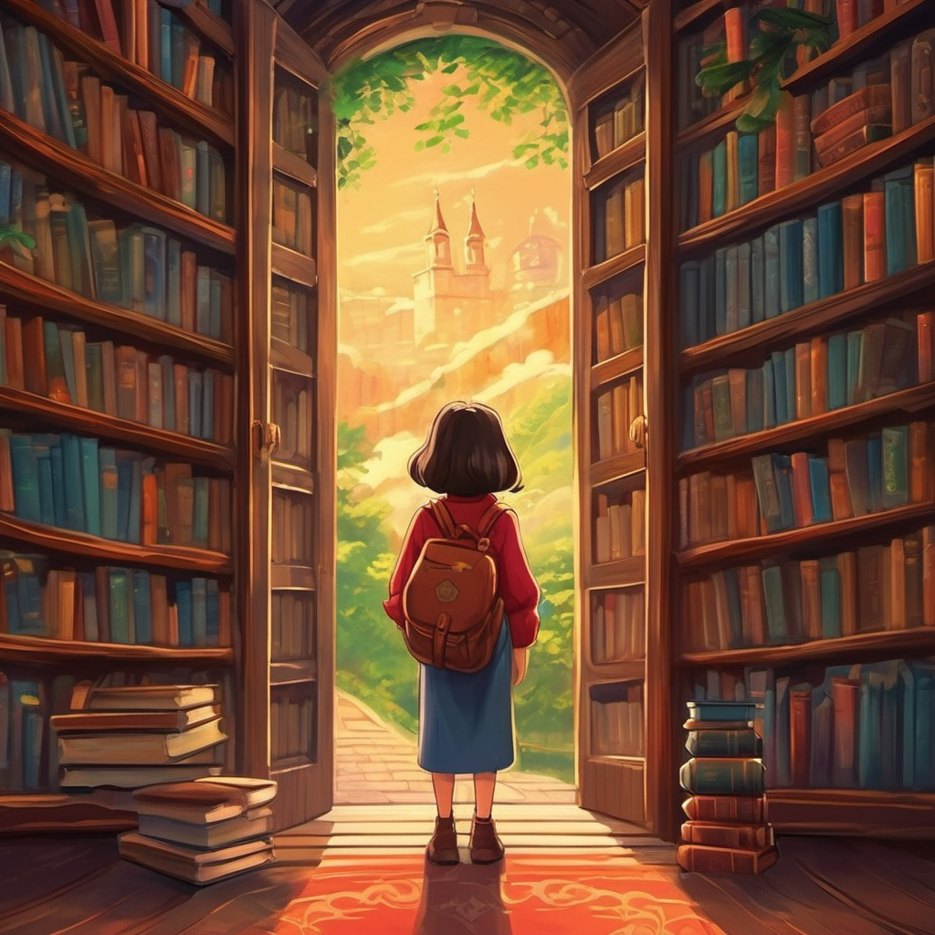 And if you ever find yourself in a library, with a whisper calling your name, be sure to open your heart and listen. For who knows what secrets and adventures await behind the secret door of your very own imagination.