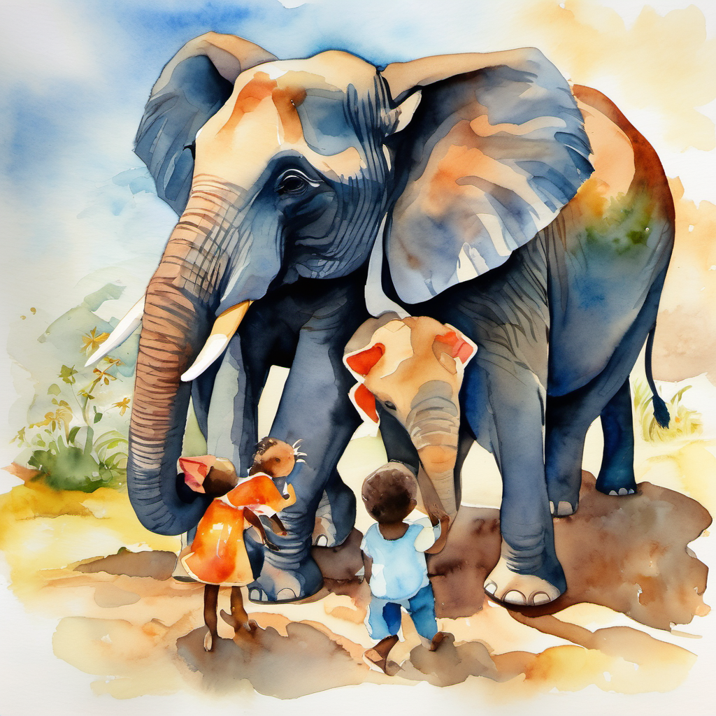 On the sixth and final day, the God created animals and humans. The God made animals of all shapes and sizes, from elephants to tiny ants. The animals brought joy and companionship to the world. Then, the God created humans. Humans were special because they could feel and understand emotions like love, kindness, and empathy.
