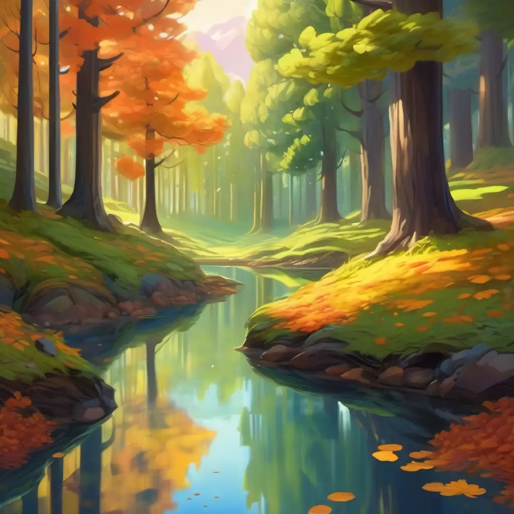 Seasons change, return to old forest, reflections on change.