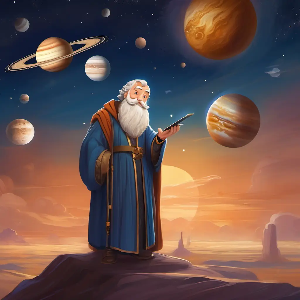 Galileo discovers Jupiter's moons and feels eager to share.