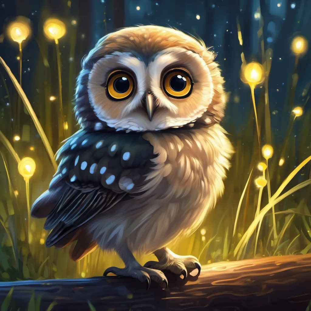 Smallest owlet comments on fireflies, fireflies dance