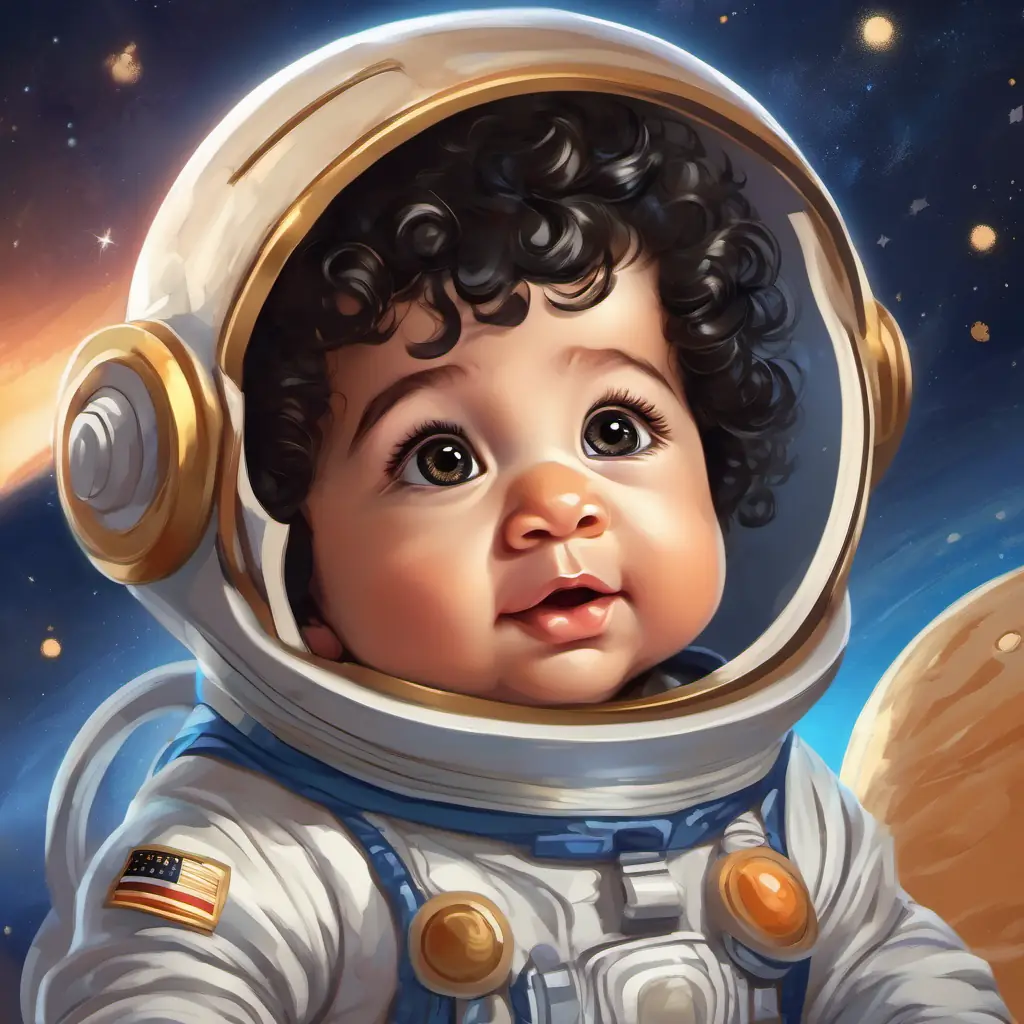 George reaches space orbit and sees the beauty of Earth and the planets from afar.