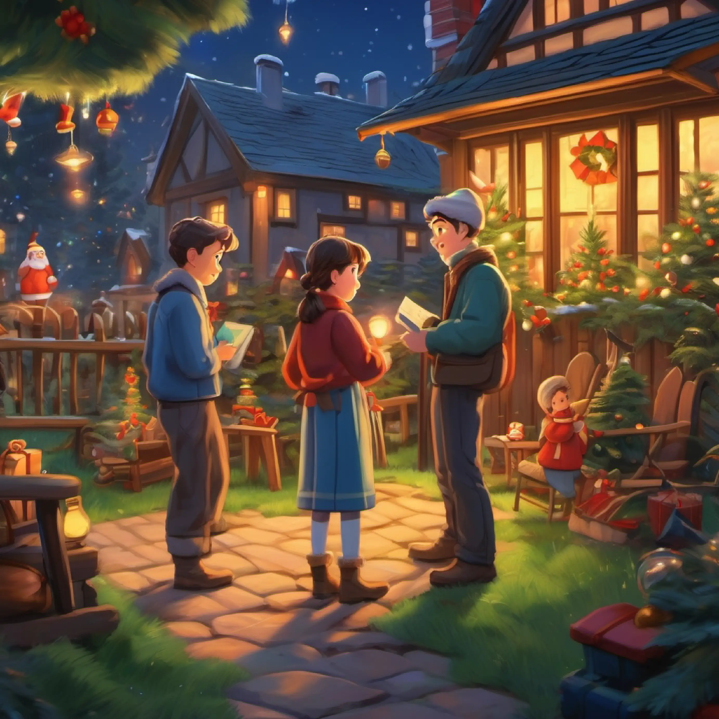 Introduction, backyard, main characters deciding to explore