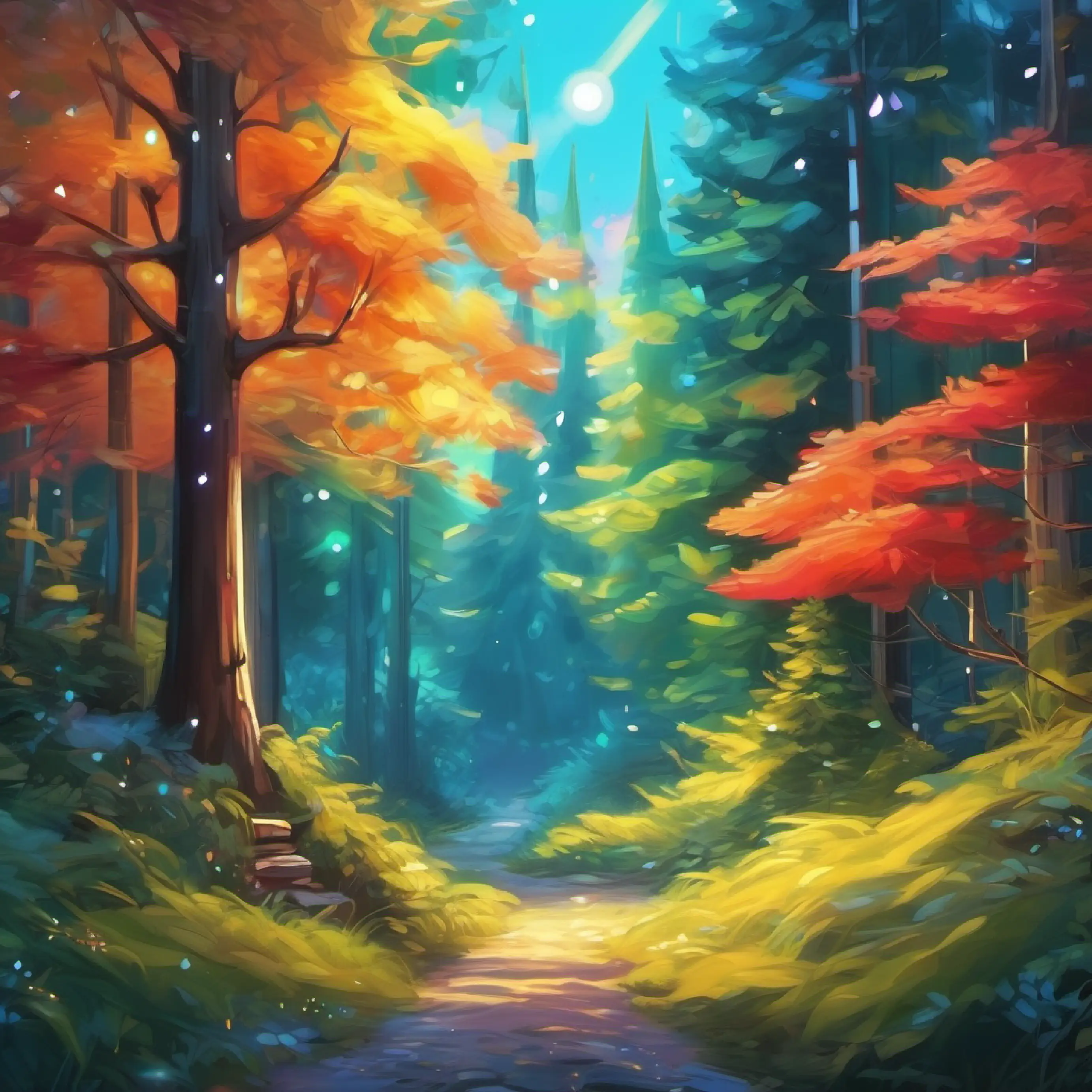 Magical forest now a friend, shining brighter than before