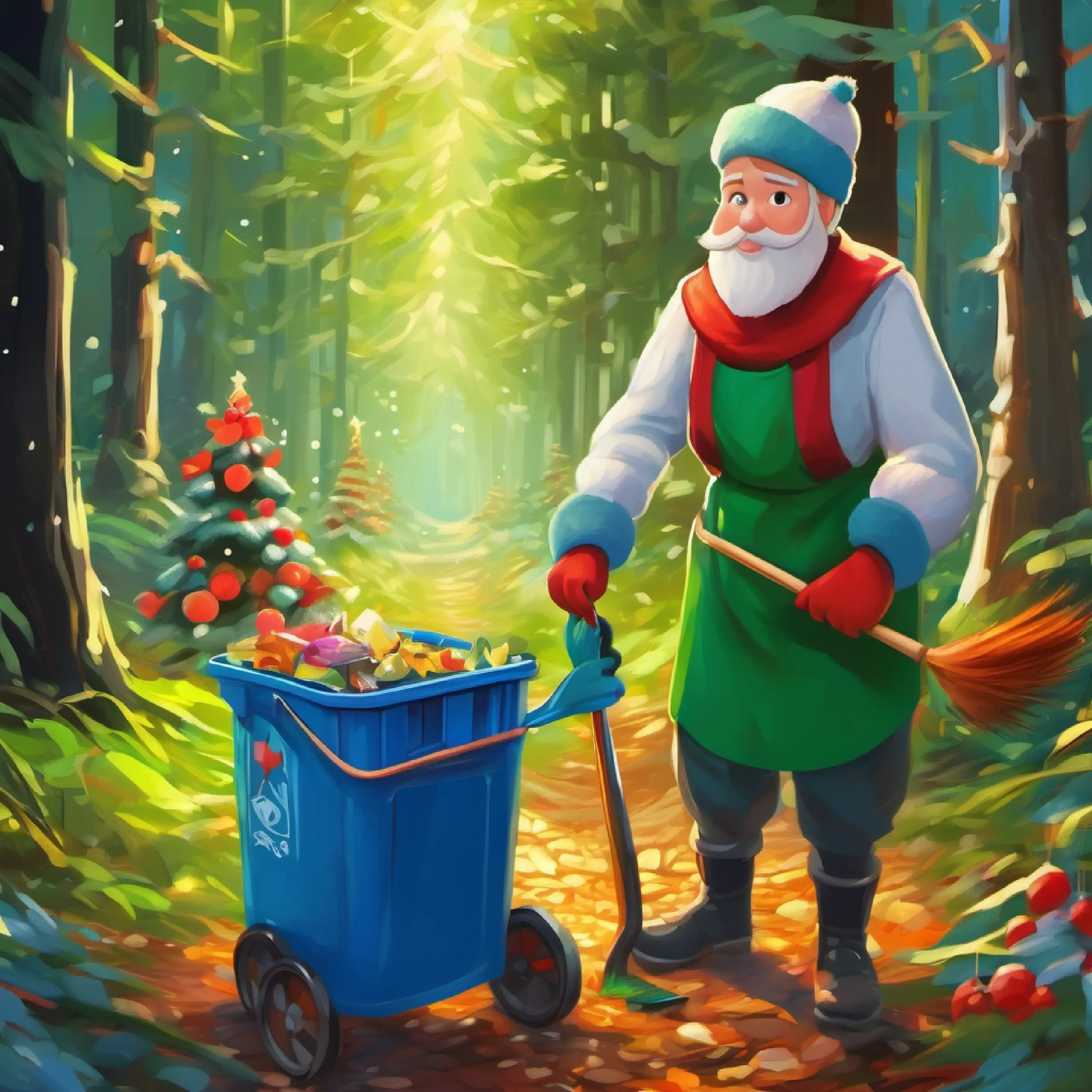 Cleaning up trash, restoring magic of the forest