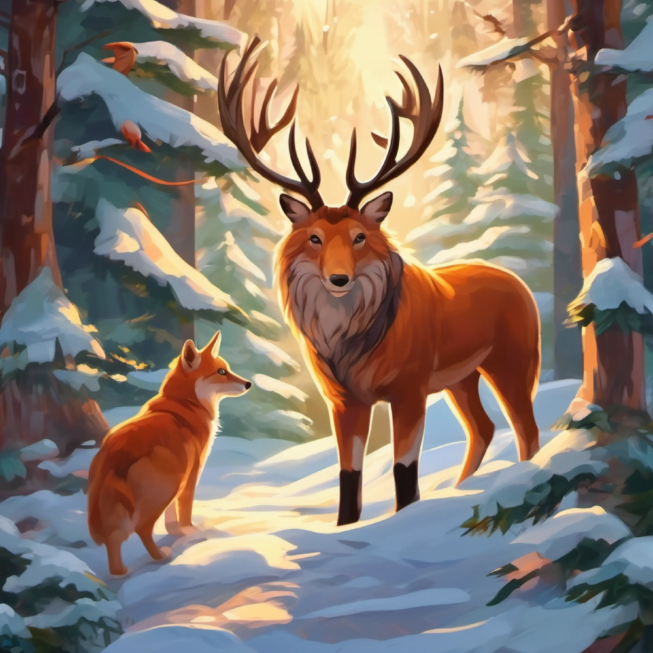 Animals reward, recognition of bravery and love for nature
