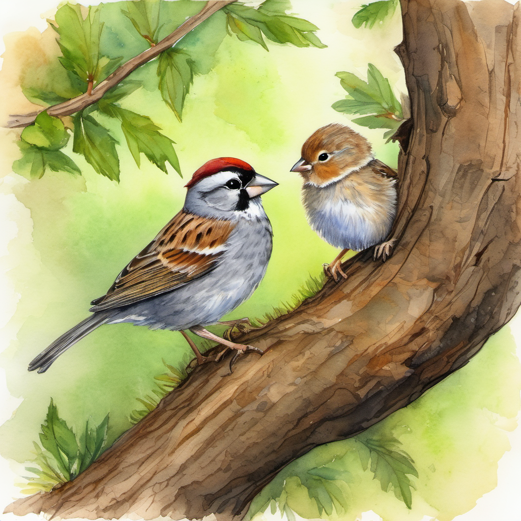 Henry, without hesitation, agreed to help the little sparrow. He carefully climbed up the tree trunk, his prickly spikes gently gripping the bark. With his nimble paws, he built a sturdy platform beneath the nest, providing a safe place for the sparrow to rest her tired wings and continue building her home. After completing his task, Henry bid farewell to the grateful sparrow and ventured further into the forest. There, he stumbled upon a family of rabbits, who were struggling to gather enough food for their hungry little ones.