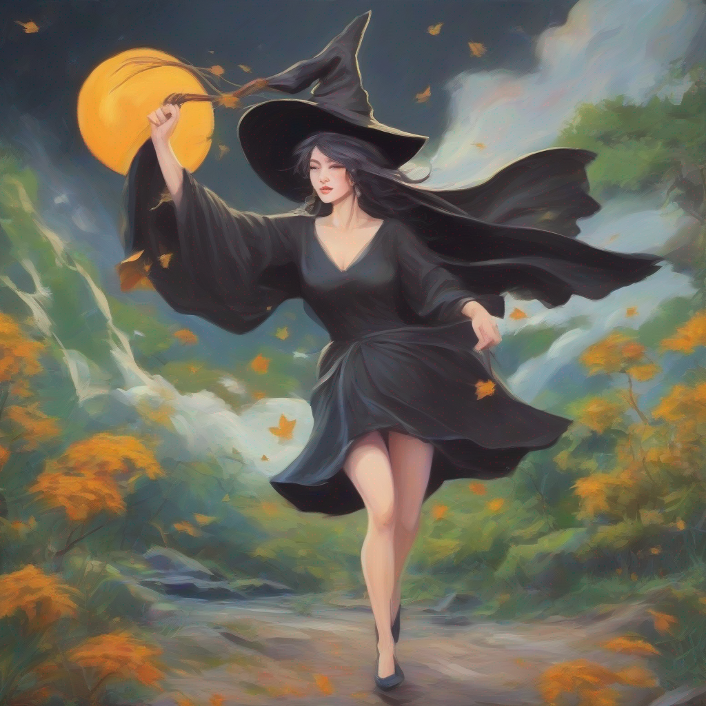 Witch is transformed back into a woman