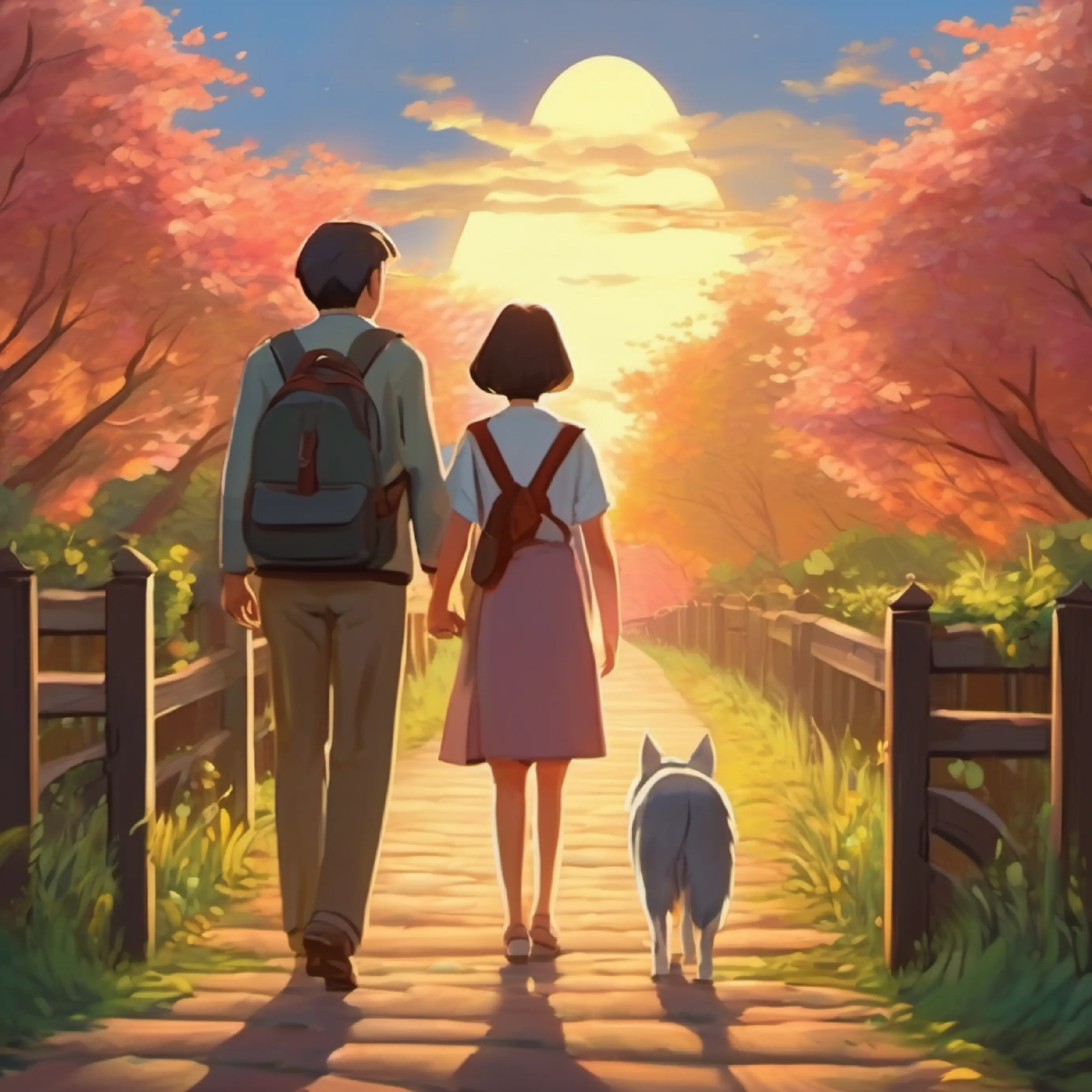 End of the journey, sentimental moment, farewell.
