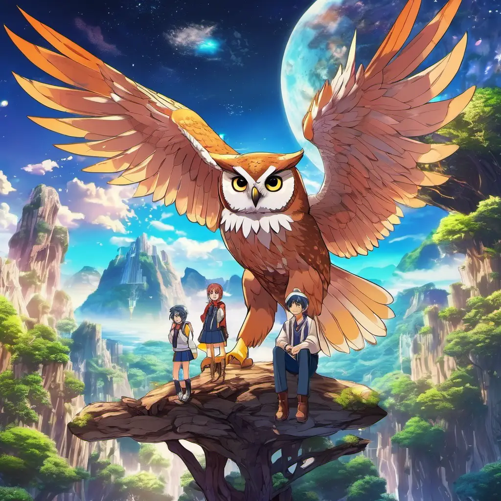 On a planet, meeting a wise owl, solving a problem: Only one with wings in a large family. Who am I?