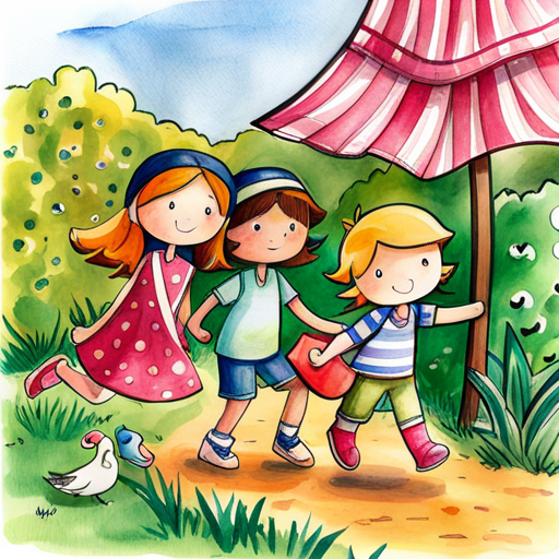 Ruby and her friends exploring and having fun together