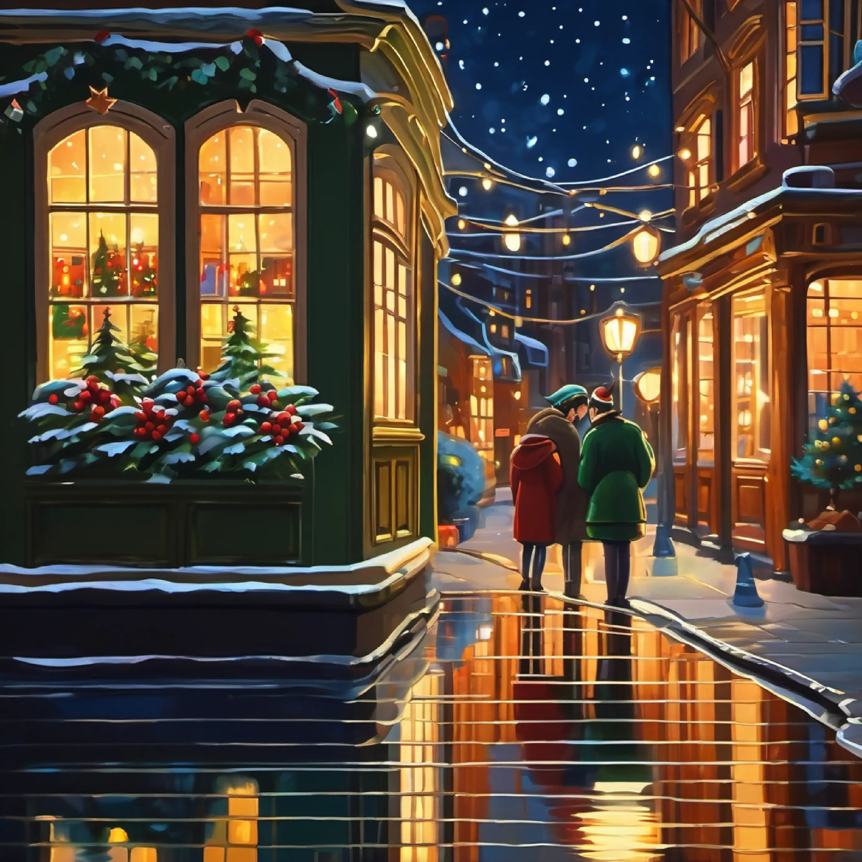 Nighttime reflection, intimate conversation, discovering common ground.