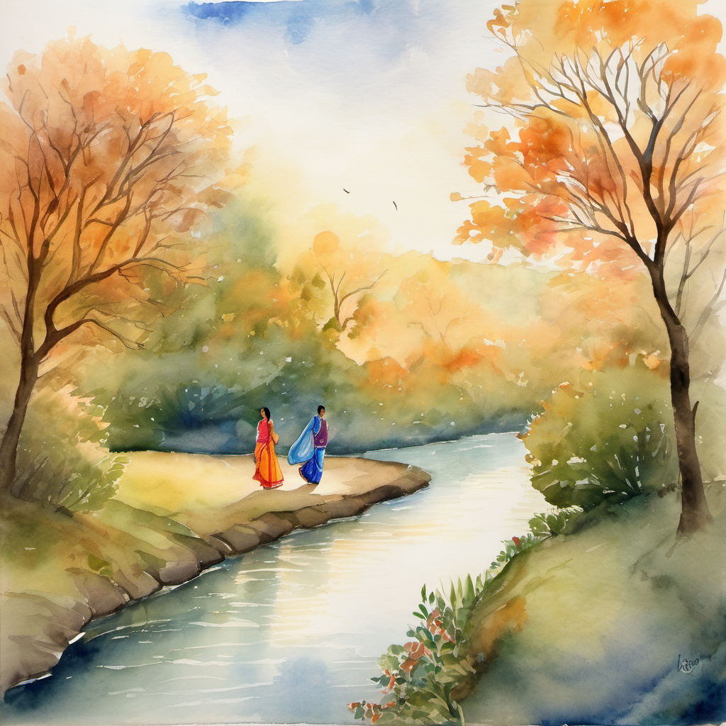 One evening, Jyoa invited both Ravi and Arun for a walk by the river. As they strolled along, Jyoa finally gathered the courage to express her feelings. She admitted that while she valued Ravi's honesty and kindness, her heart had chosen Arun because of his undeniable creativity and genuine efforts to win her affection. Ravi, although hurt by the news, smiled and said, "Jyoa, it is evident that your heart has found solace in Arun's heartfelt gestures. Love is not about possessions or grand gestures; it is about understanding, connection, and appreciation. I want nothing more than to see you happy."