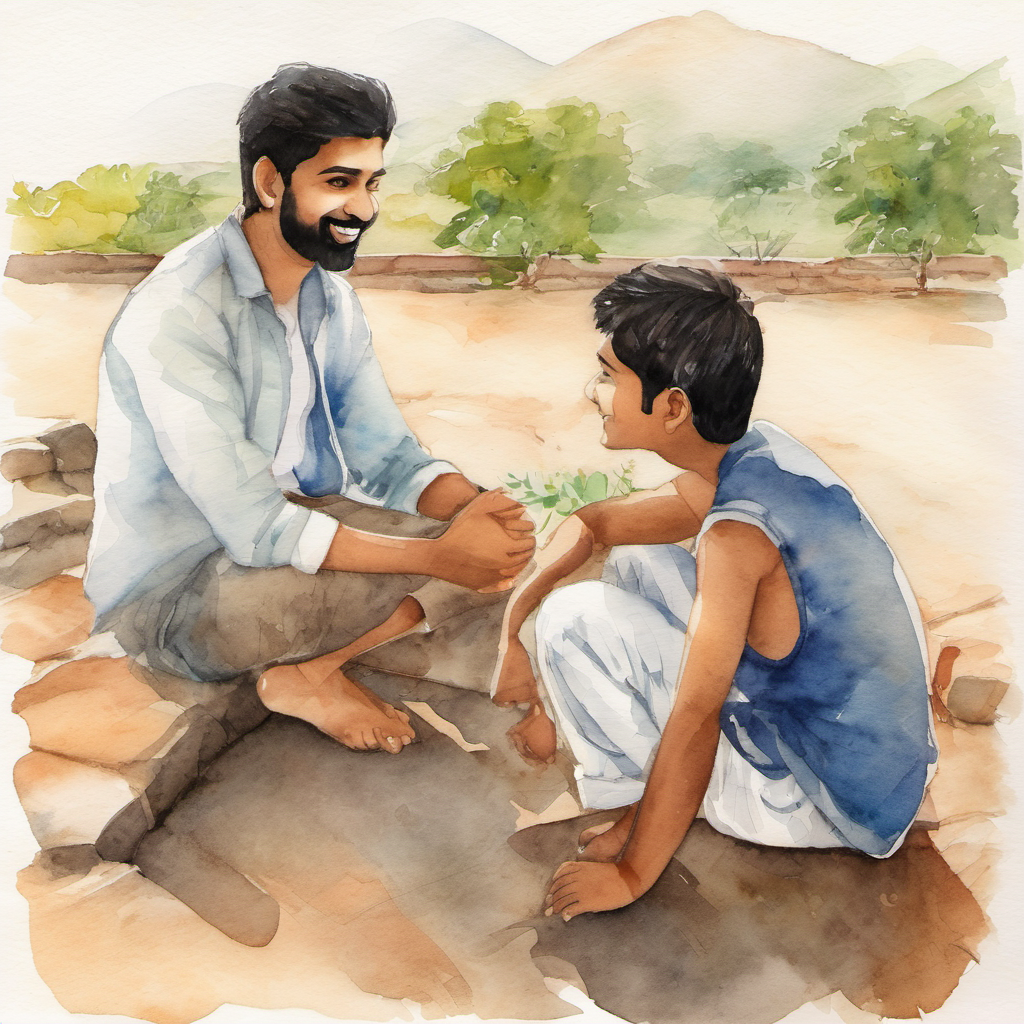 Arun, touched by Ravi's selflessness, looked at him with gratitude and understanding. He knew the importance of Ravi's friendship and acknowledged that Jyoa’s feelings were beyond his control. From that day onwards, Jyoa and Arun grew closer, cherishing their shared moments and building new memories together. Ravi remained their closest friend, supporting and cheering them on from the sidelines.