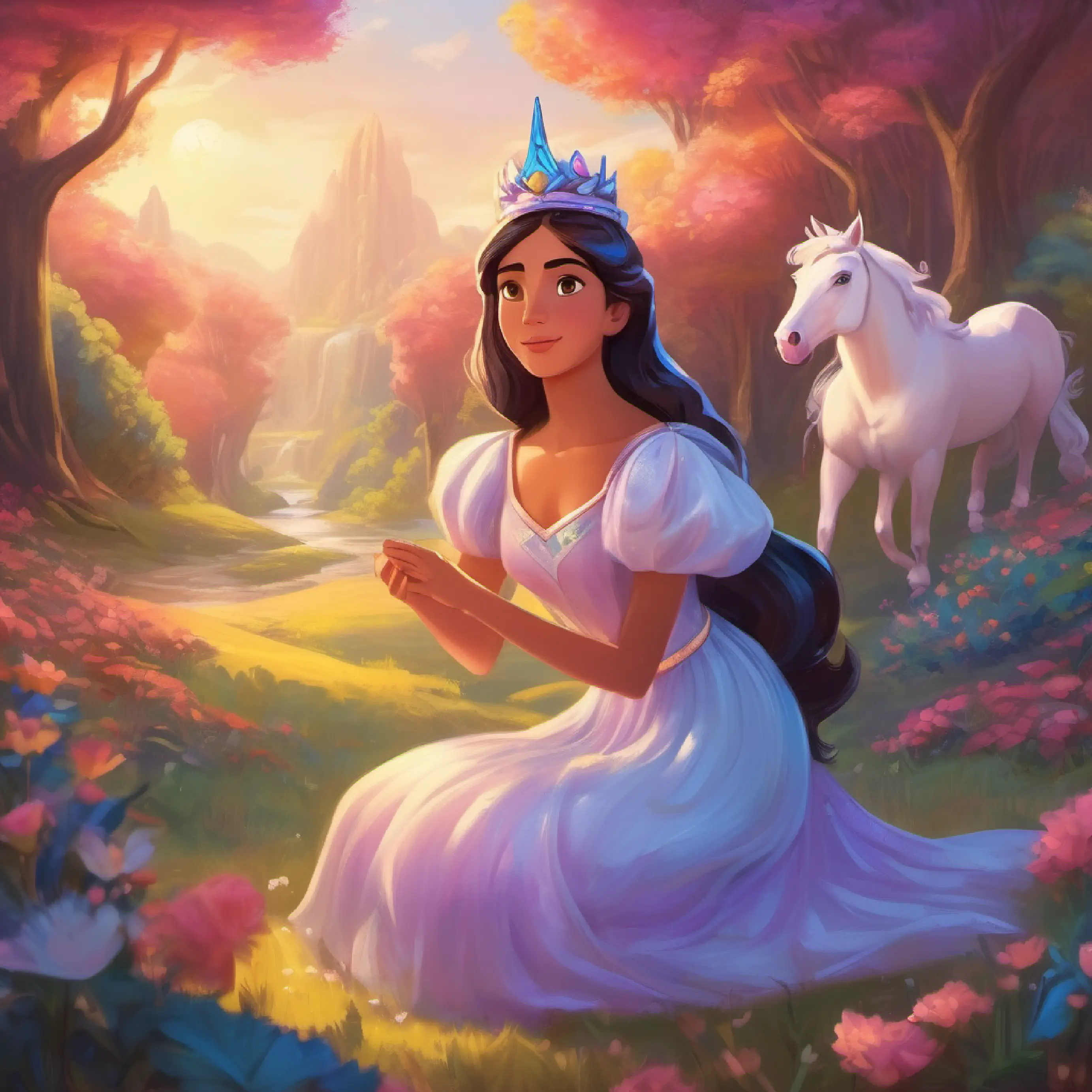 Martina transforms into Princess Vayana in a dream, meets a talking unicorn.