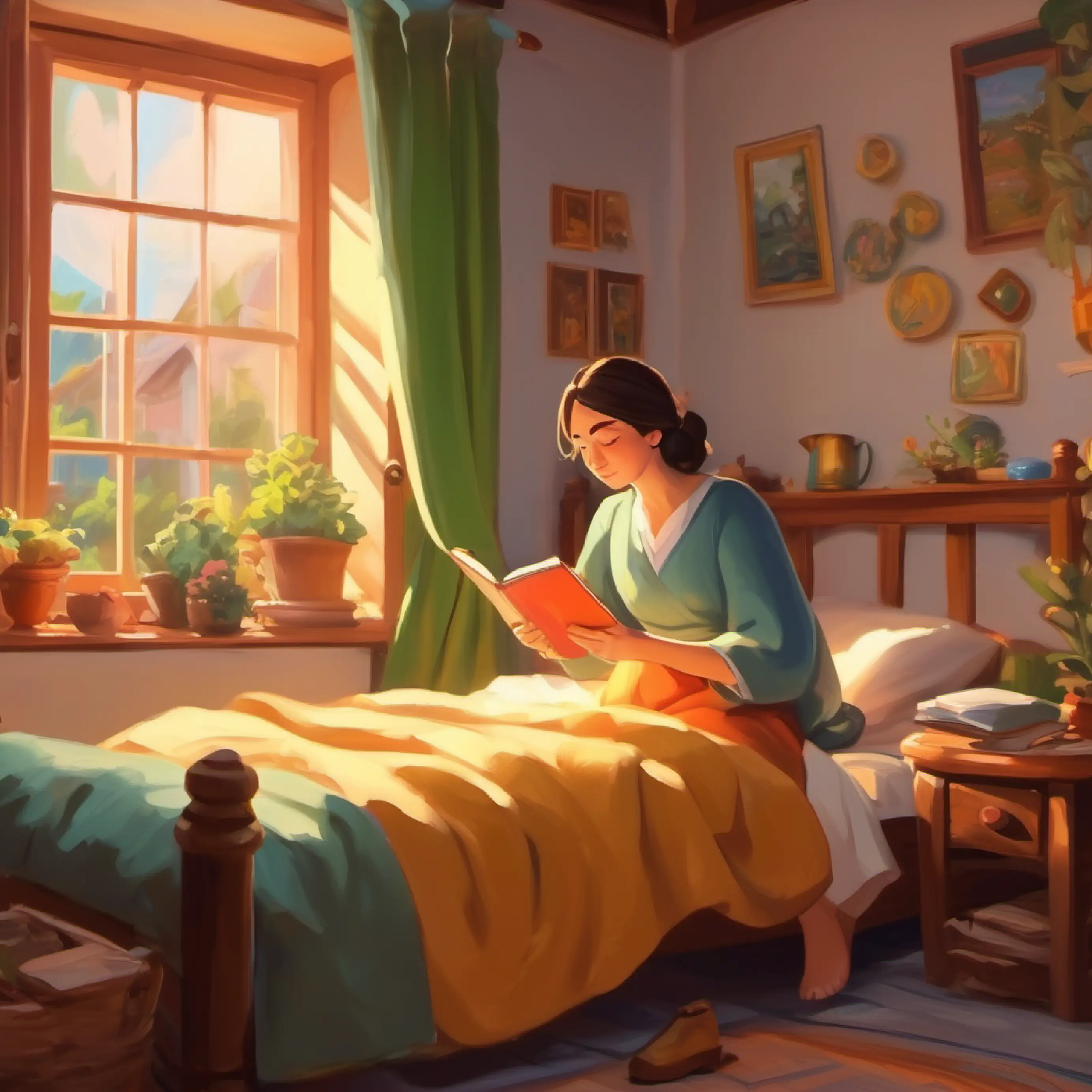 Martina wakes up, applying her lessons in real life.