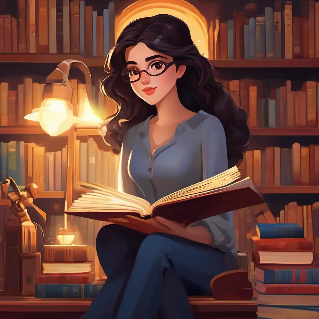 Describing their interests: Loves books, long dark hair, brown eyes, intelligent gaze's love for books, Passionate about fashion, stylish, dark hair, brown eyes's passion for fashion