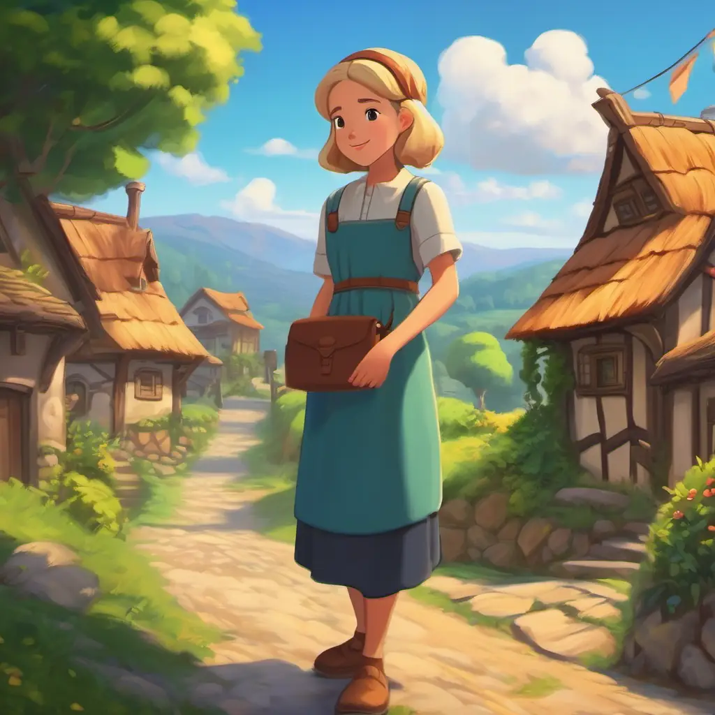 Introducing main character Skyler in her village.
