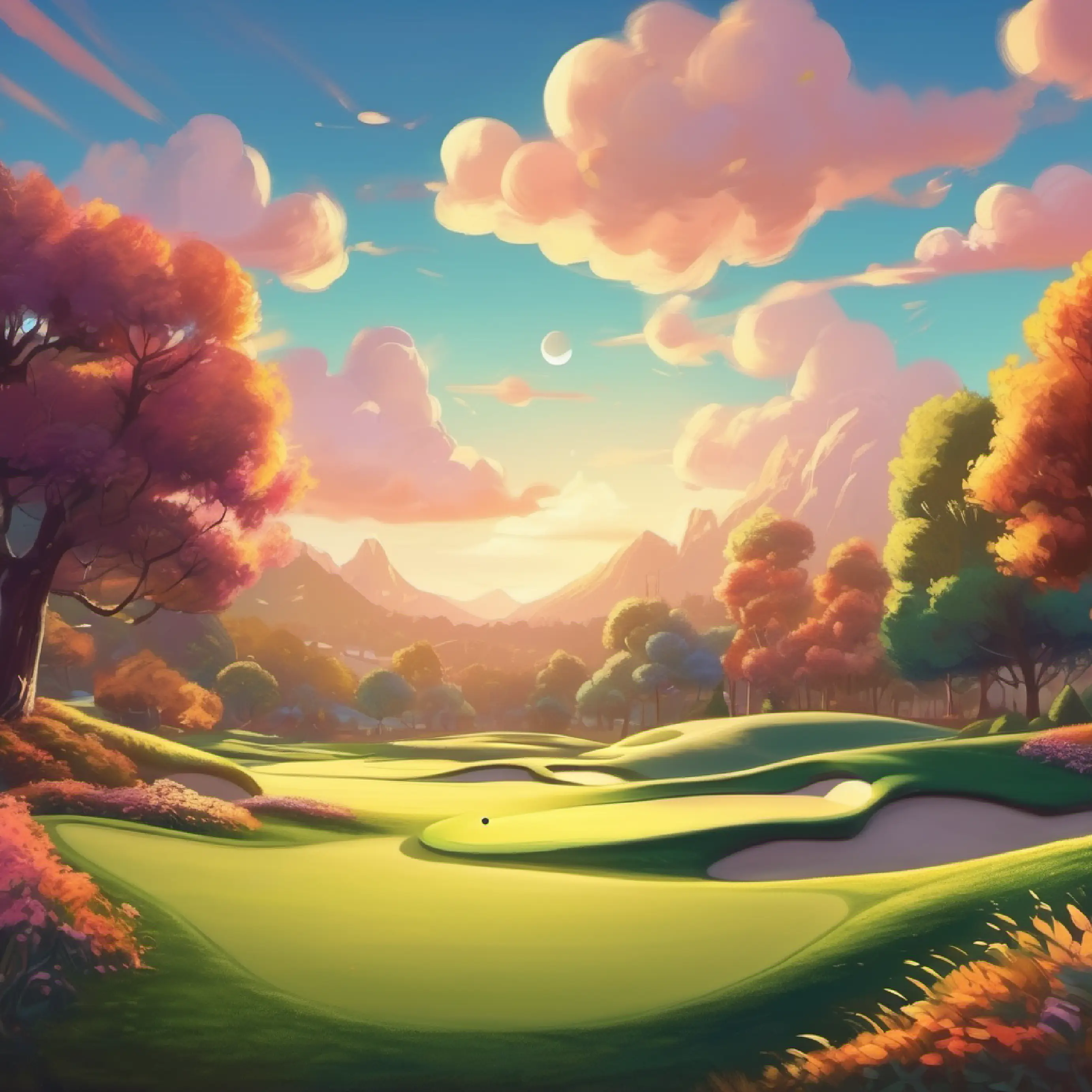 A magical golf course with fantastic features.