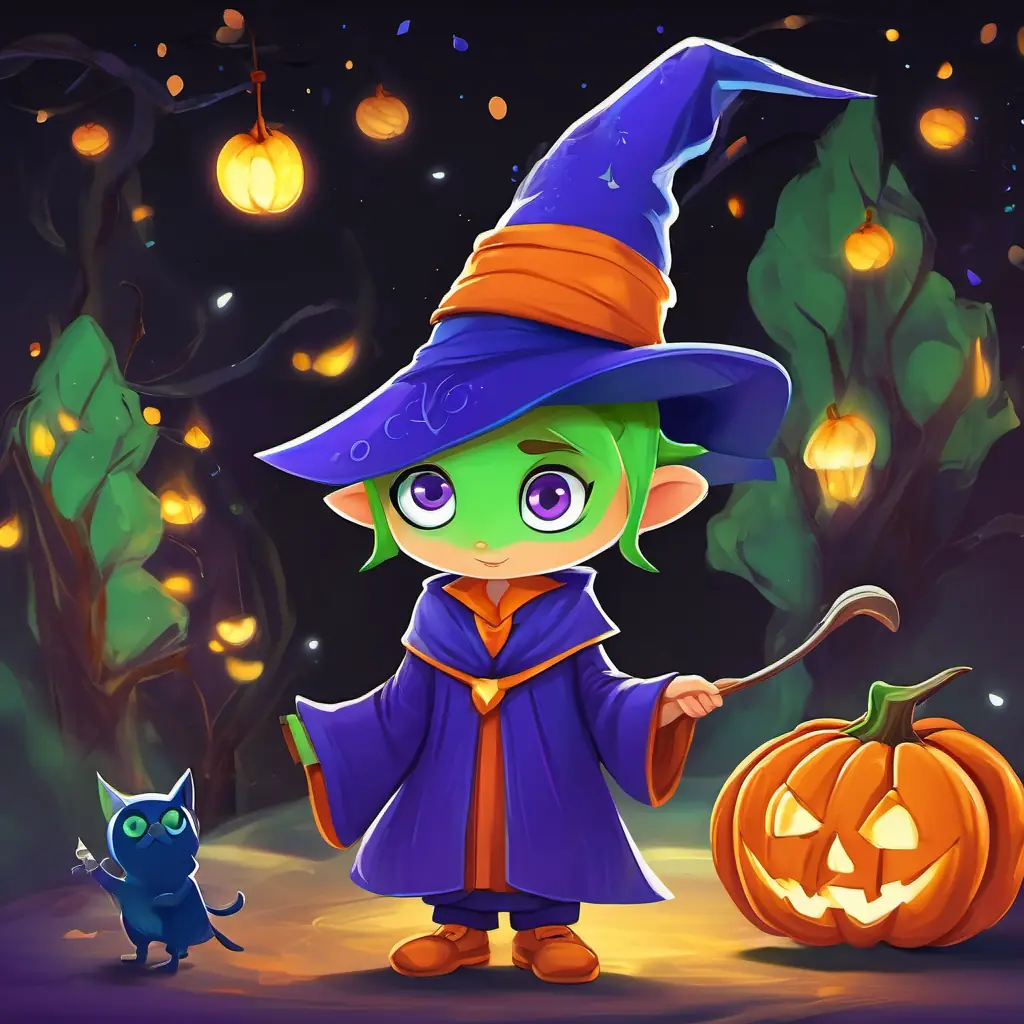 The story takes place in Numeria, where Addy is a wizard with a pointy blue hat and sparkly green eyes and Subby is a sorcerer with a round purple hat and twinkling orange eyes, a wizard and a sorcerer, are introduced.