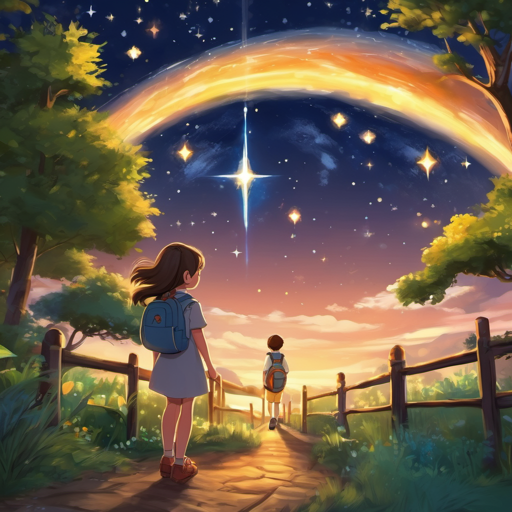 And so, dear 8-year-old, whenever you gaze at the stars at night, remember the incredible journey of Alex, Lily, Max, and Mia, and know that with teamwork, problem-solving, and a sprinkle of imagination, you too can conquer any adventure that comes your way! The end.