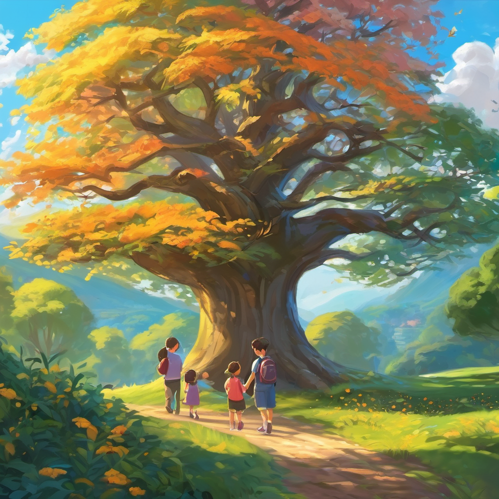 Filled with joy and gratitude, the three friends hugged tightly, promising to always be there for each other. From that day forward, Lily, Jake, and Bella became inseparable companions, sharing countless adventures, laughter, and memories together. And whenever they walked past the Friendship Tree, they would thank it for not only granting their wishes but for bringing them together for a lifetime of friendship and love. The Friendship Tree once again proved its remarkable magic, reminding everyone that true friendship was the most precious gift of all.