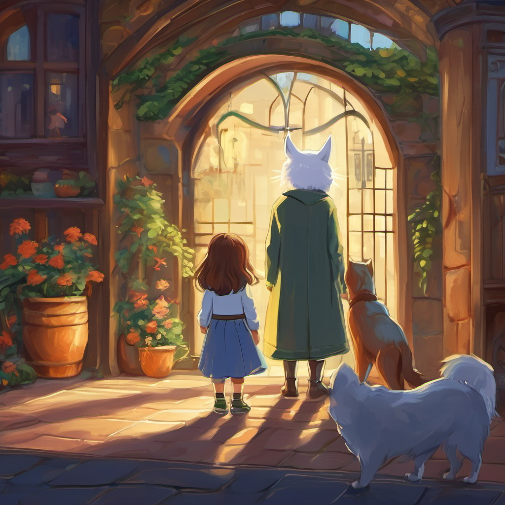 Oliver looked at Ghost with his wise eyes and said, 'My dear friend, it's true that humans can be afraid of things they don't understand. But not everyone is scared. There are kind-hearted children who would love to be friends with you. You just need to be brave and show them how friendly you truly are.'