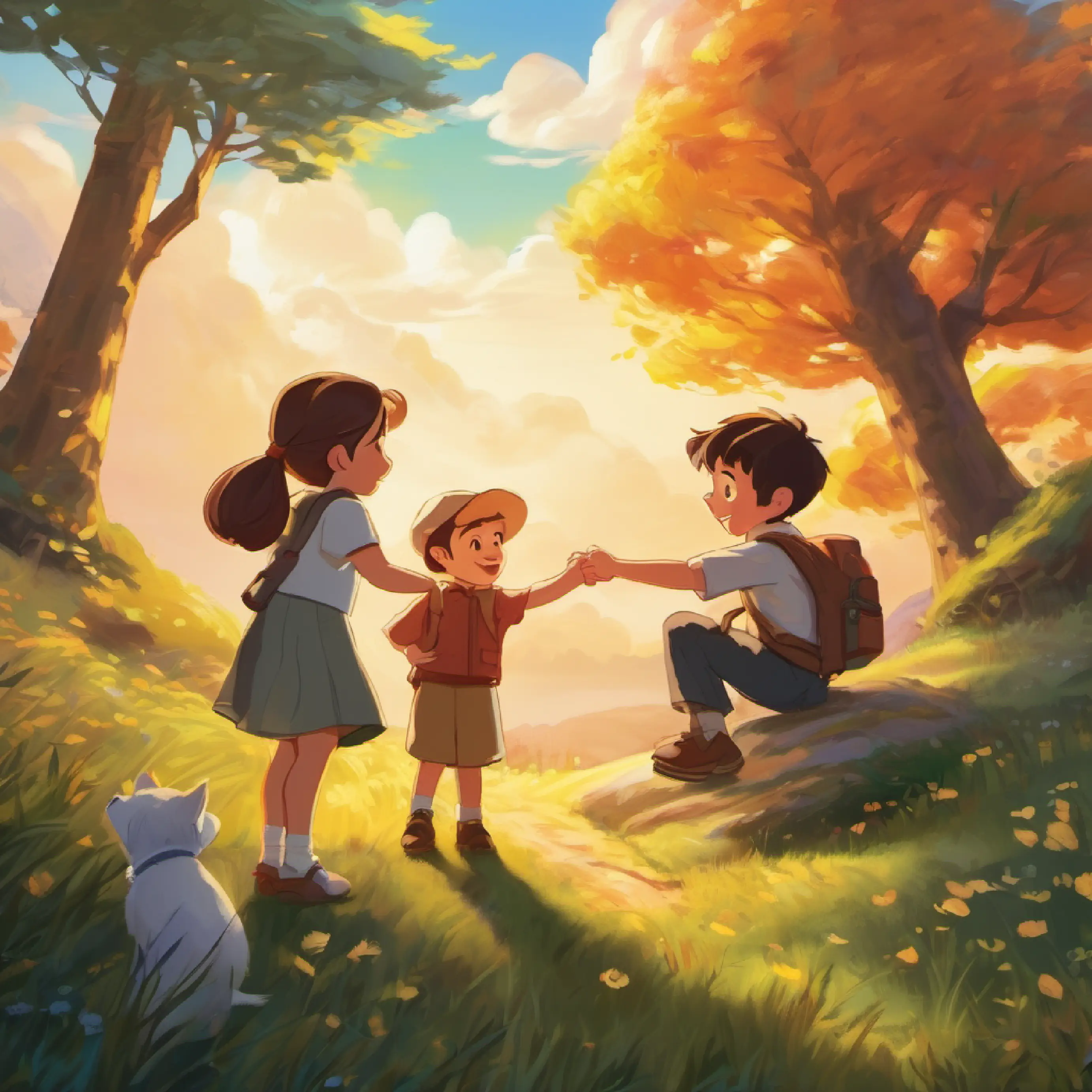 Emma cheers Lucas up by invoking a memory of their first joint adventure.