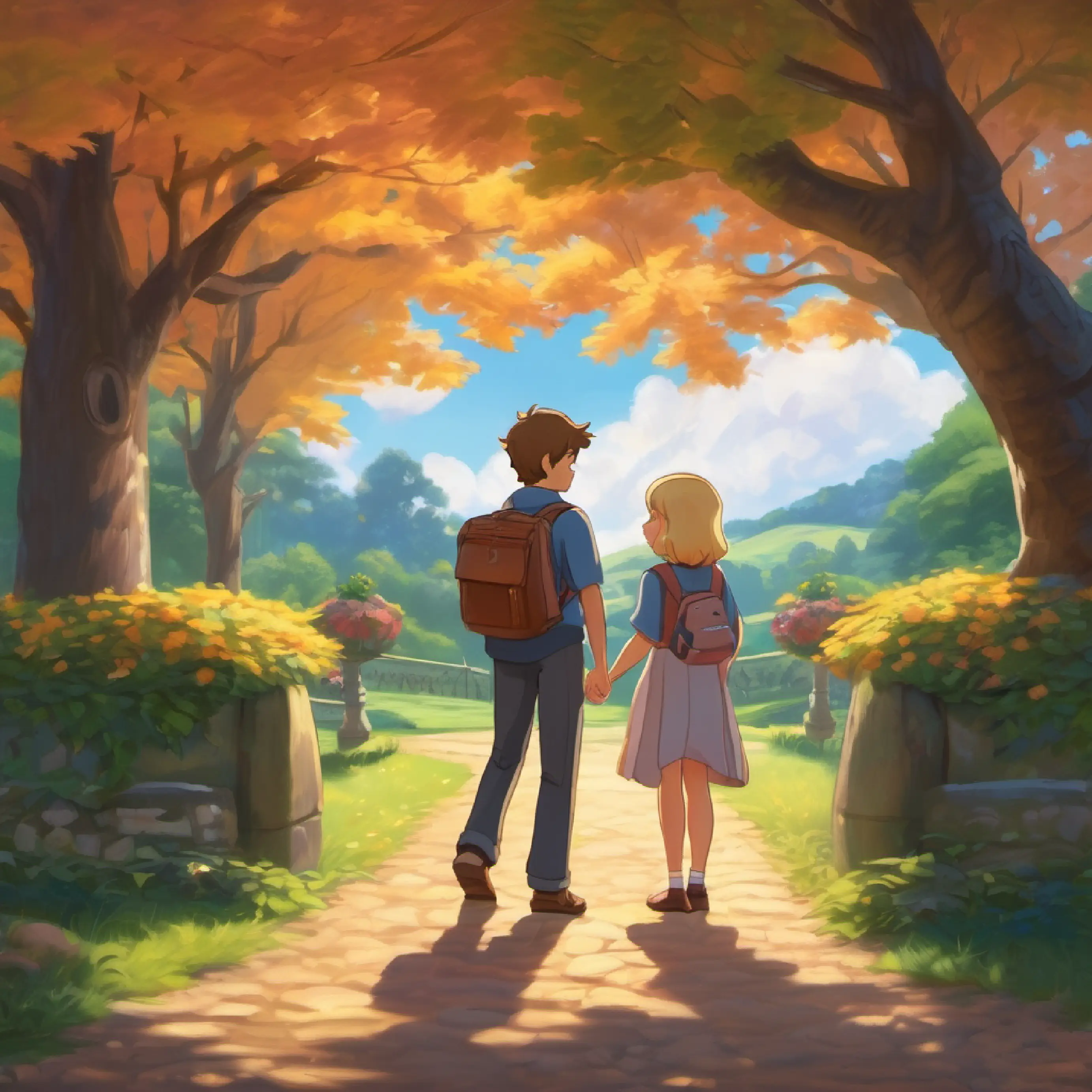 Depicts Emma and Lucas collaborating academically, showing mutual respect and growth.