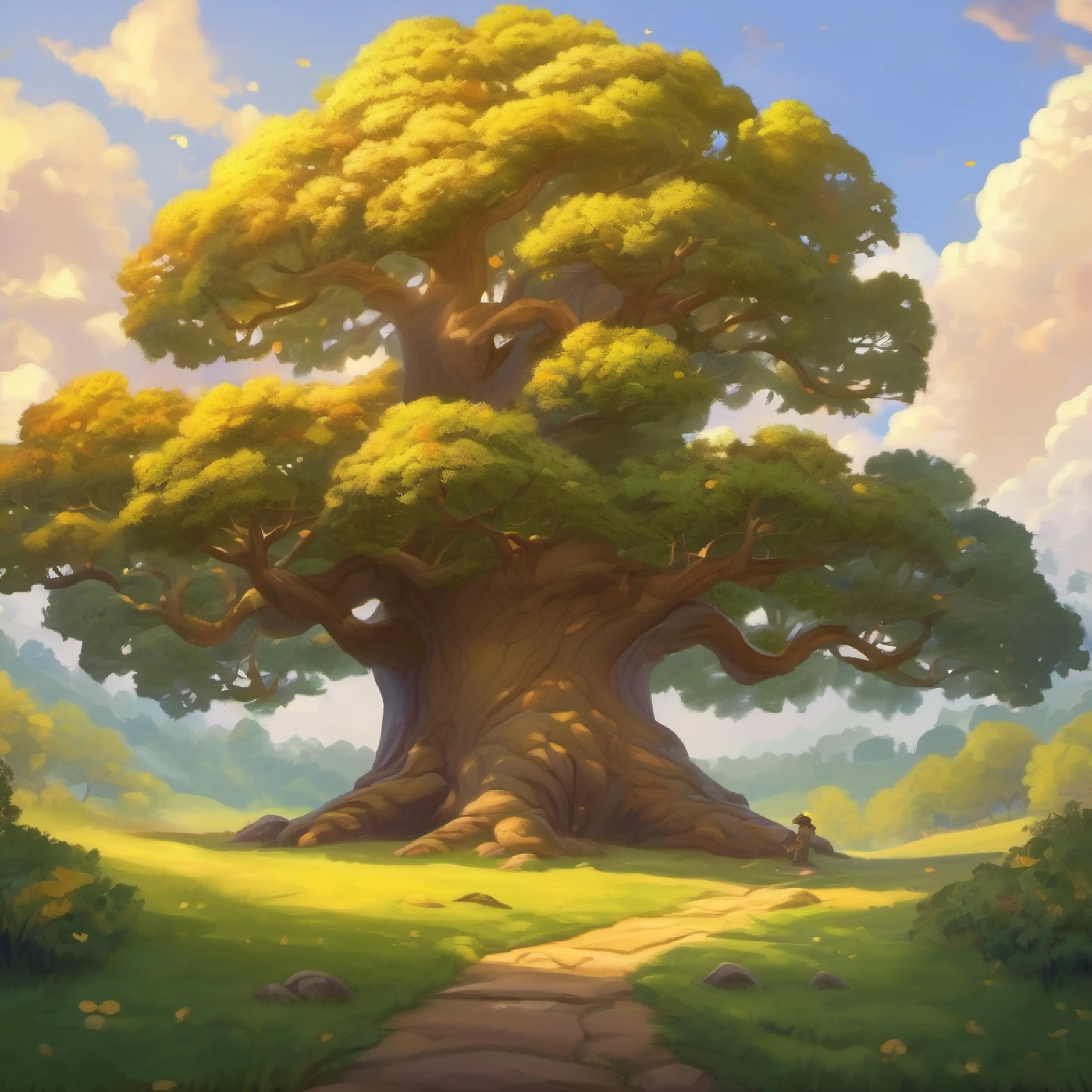 Symbolizes their growing alliance and support for each other through metaphor of the oak tree.