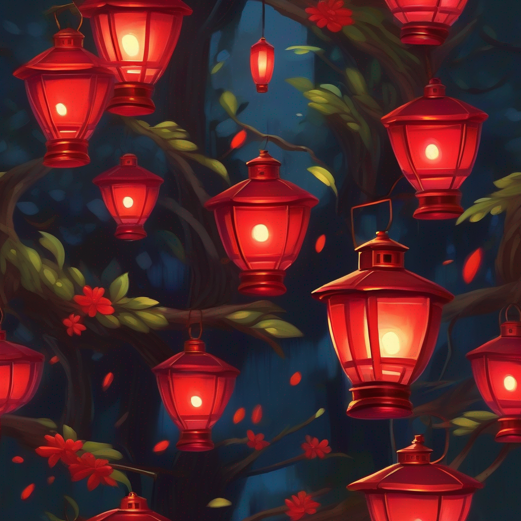 A little red lantern filled with happy memories.