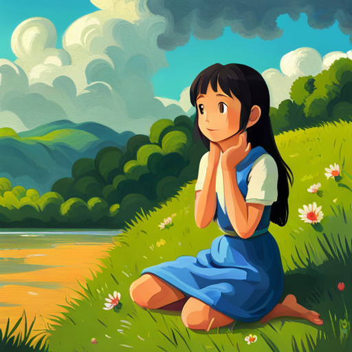 Maya listening to the whispers of the wind