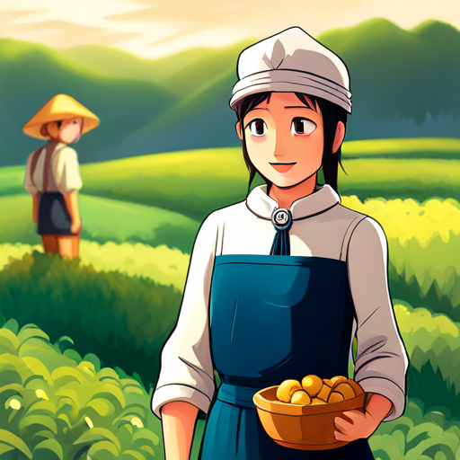 Maya sharing her knowledge with other farmers