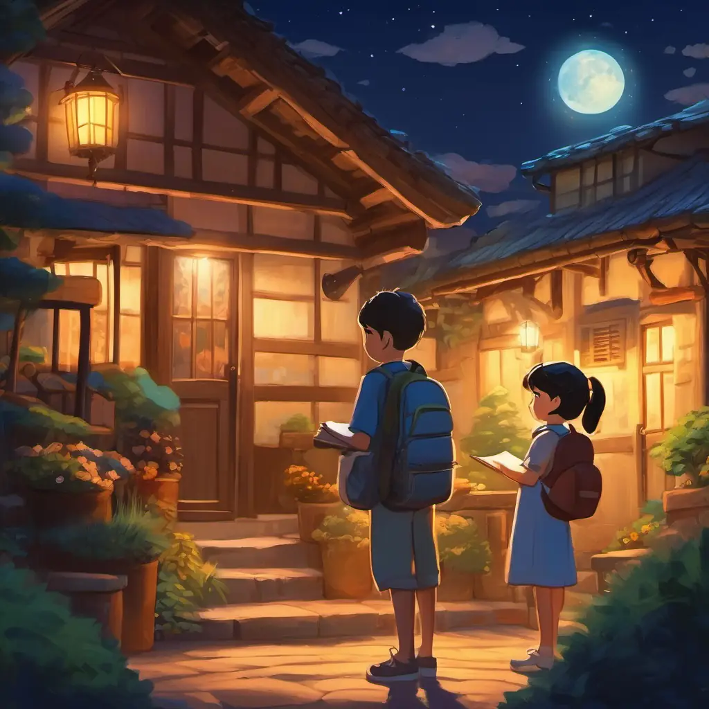 Nighttime planning of future, strengthening bond, supporting each other.