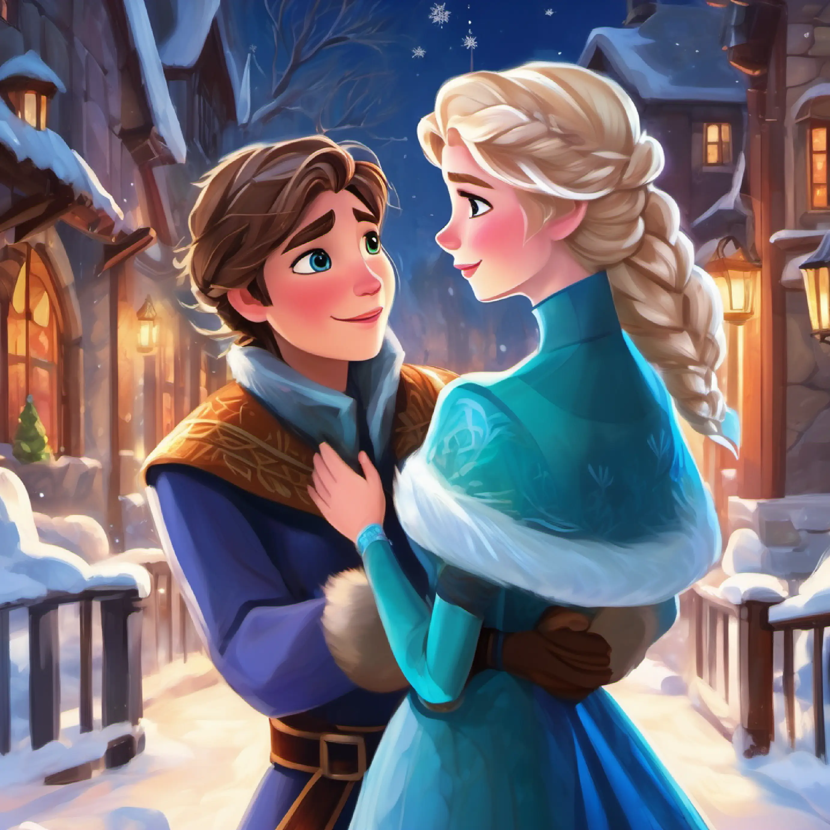Anna, undeterred by the frigid barrier between them, reached out with a love so pure that it began to thaw the ice. Realizing that love was the key to controlling her powers, Elsa embraced Anna, and the kingdom of Arendelle was set free from its icy prison.