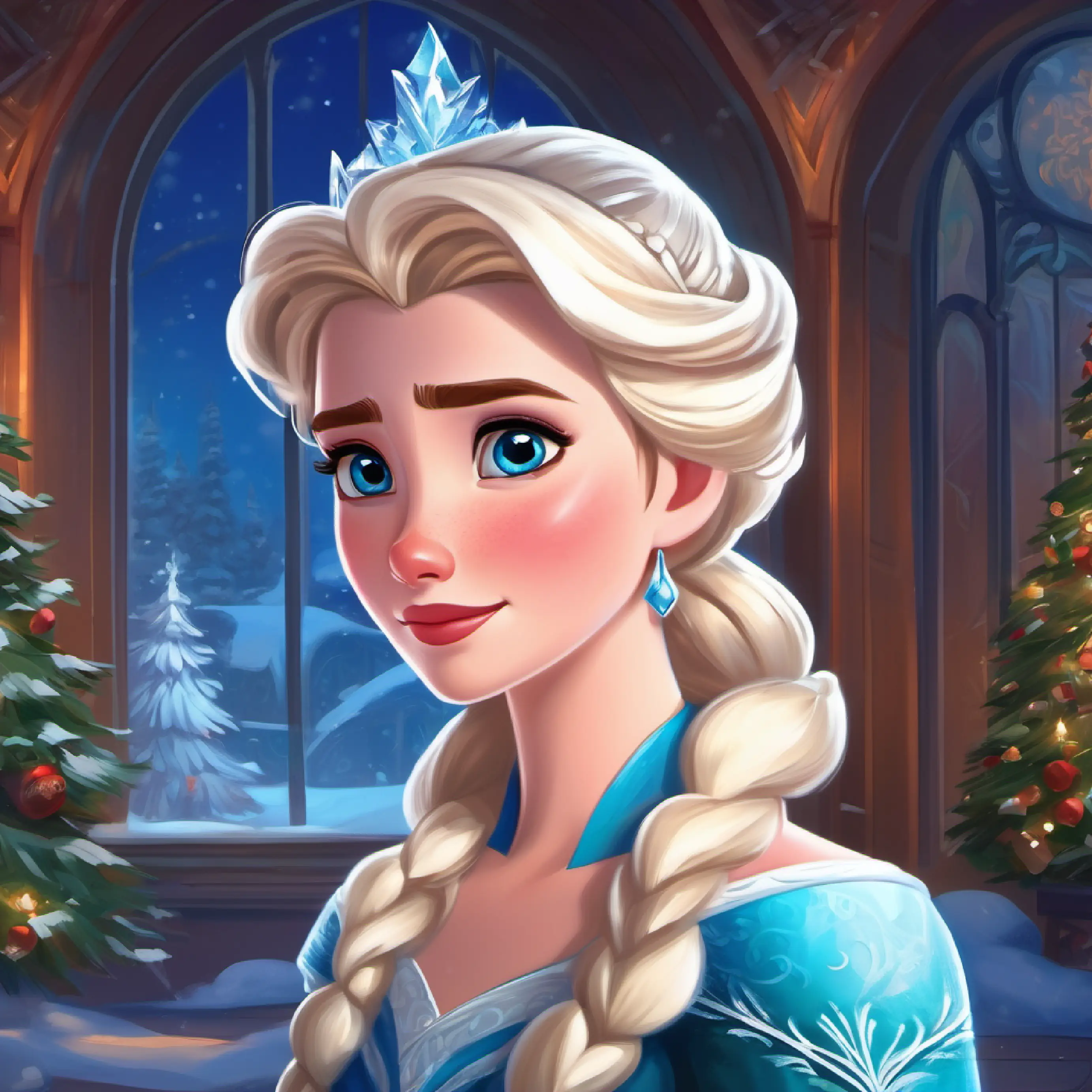 From a young age, Elsa possessed the power to control ice and snow. Afraid of hurting her loved ones, she kept her abilities hidden, isolating herself in a palace of solitude. As Elsa grew, so did the icy walls around her heart.