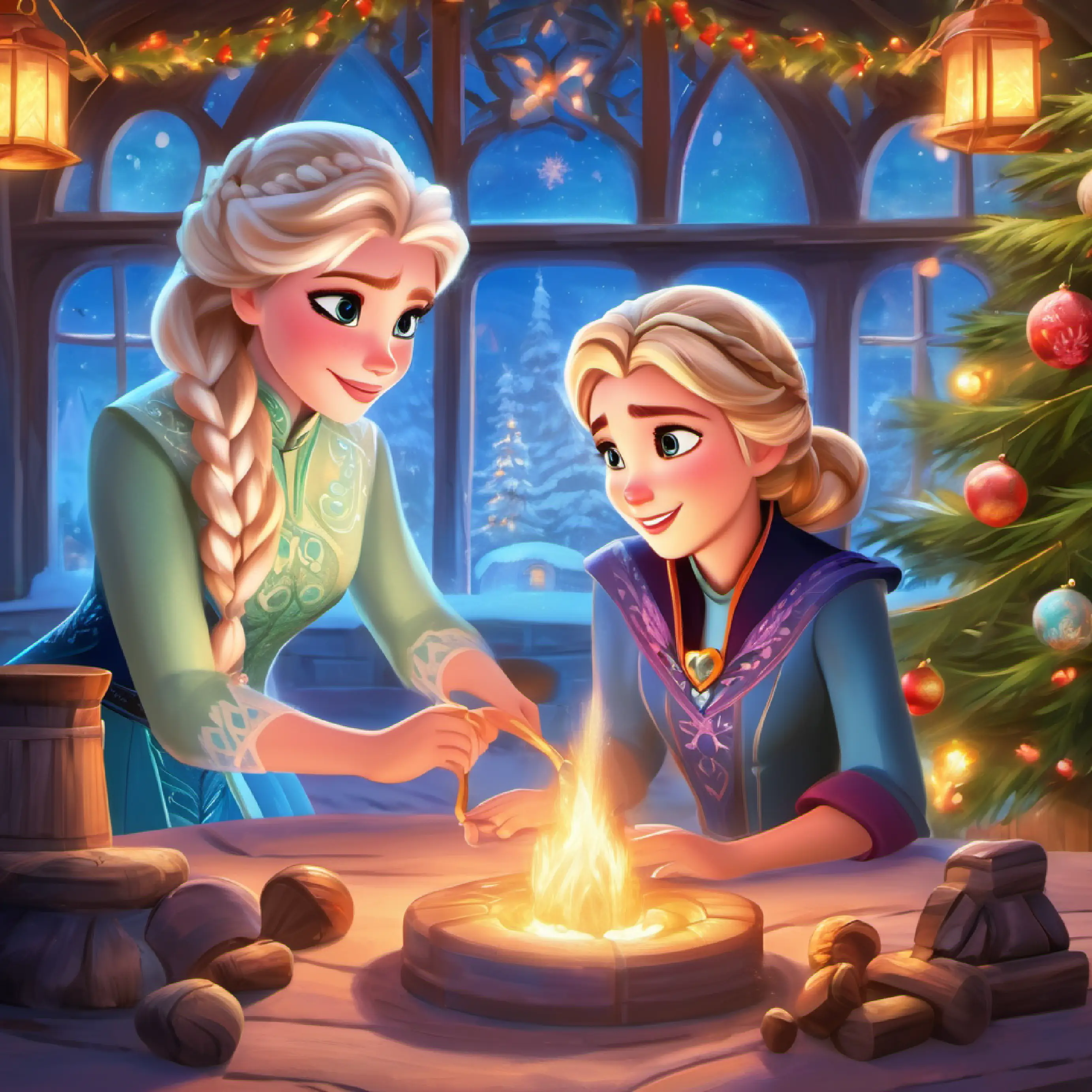 United by love and strengthened by courage, Elsa and Anna worked together to bring back summer and restore warmth to Arendelle. Elsa learned that her powers, when guided by love and acceptance, could be a source of beauty and wonder.