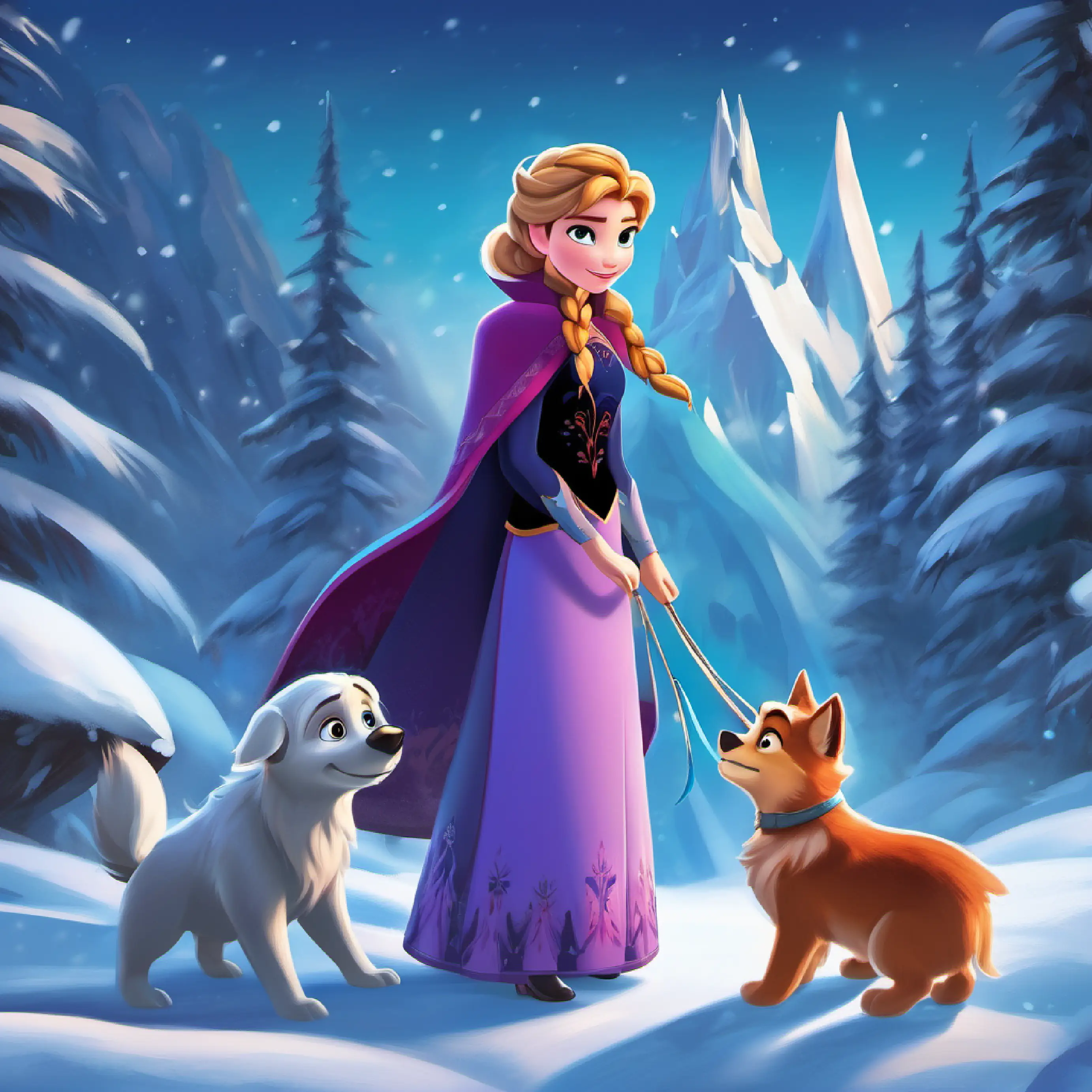 Determined to bring warmth back to Arendelle, Elsa's younger sister, Anna, embarked on a perilous journey to find her. Along the way, she encountered mystical creatures and faced the harshness of the frozen landscape. Love for her sister fueled Anna's courage, pushing her to defy the odds.