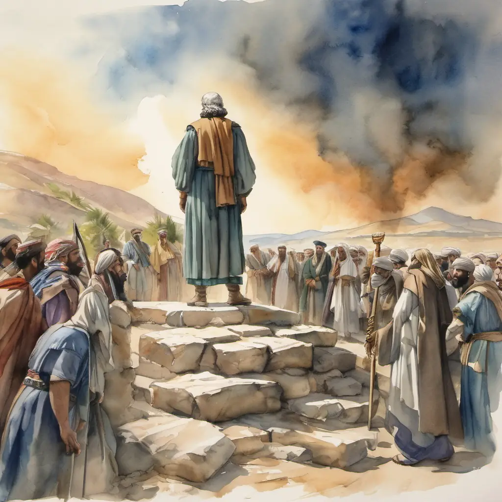 Alone and without help, Abraham withstood the people that opposed Him.