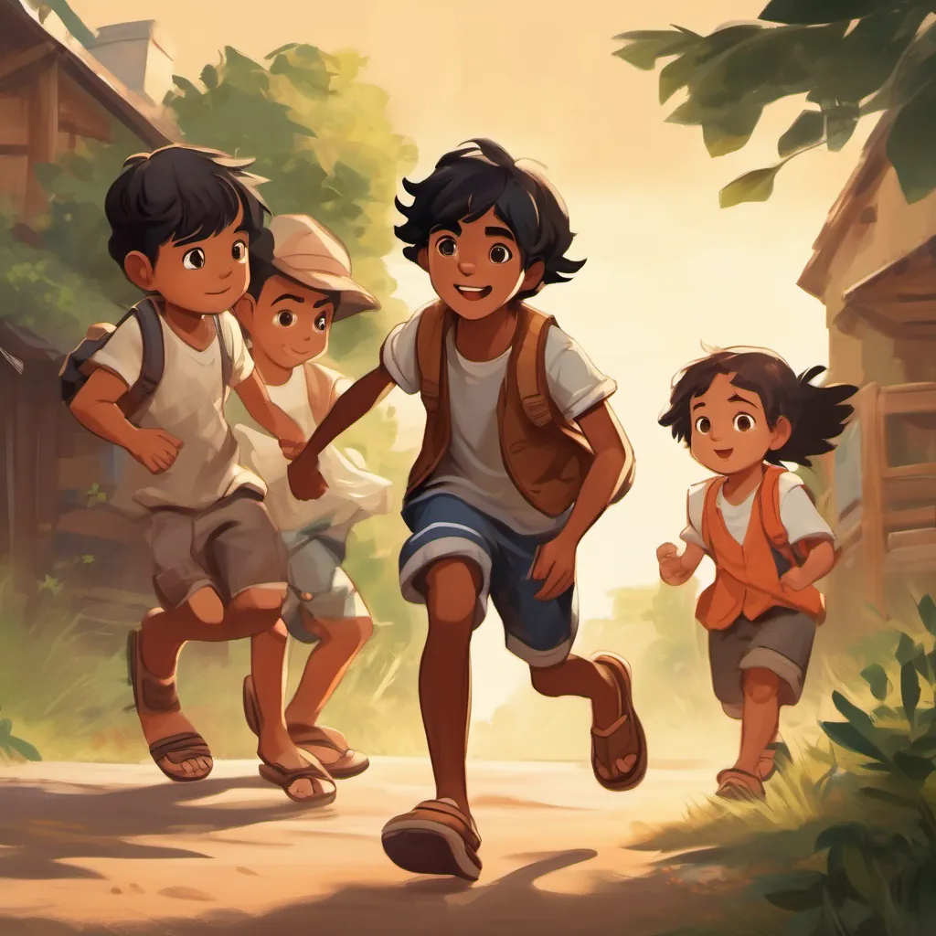 Peter continues to play with his friends, with the shoes symbolizing their strong bond and support.