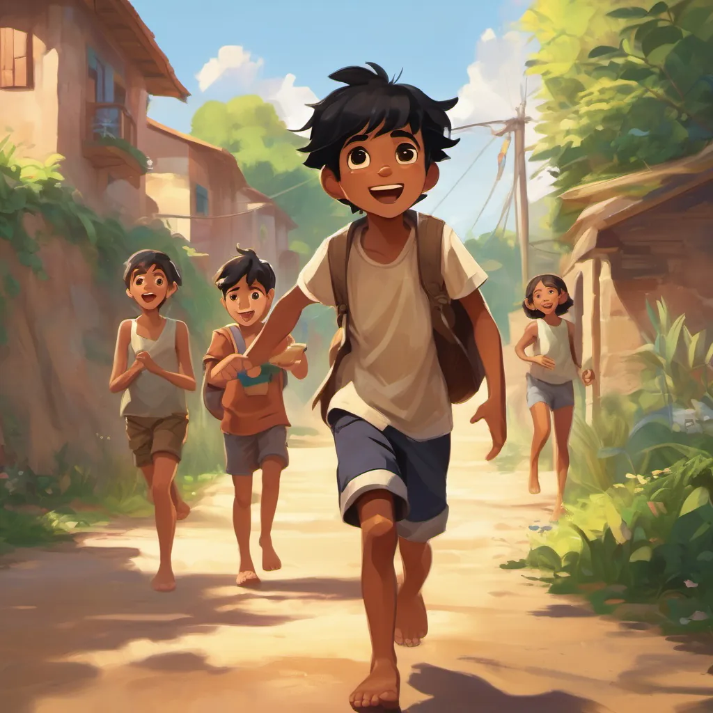Peter’s reaction to the unexpected kindness, showing his surprise and the group’s joy.