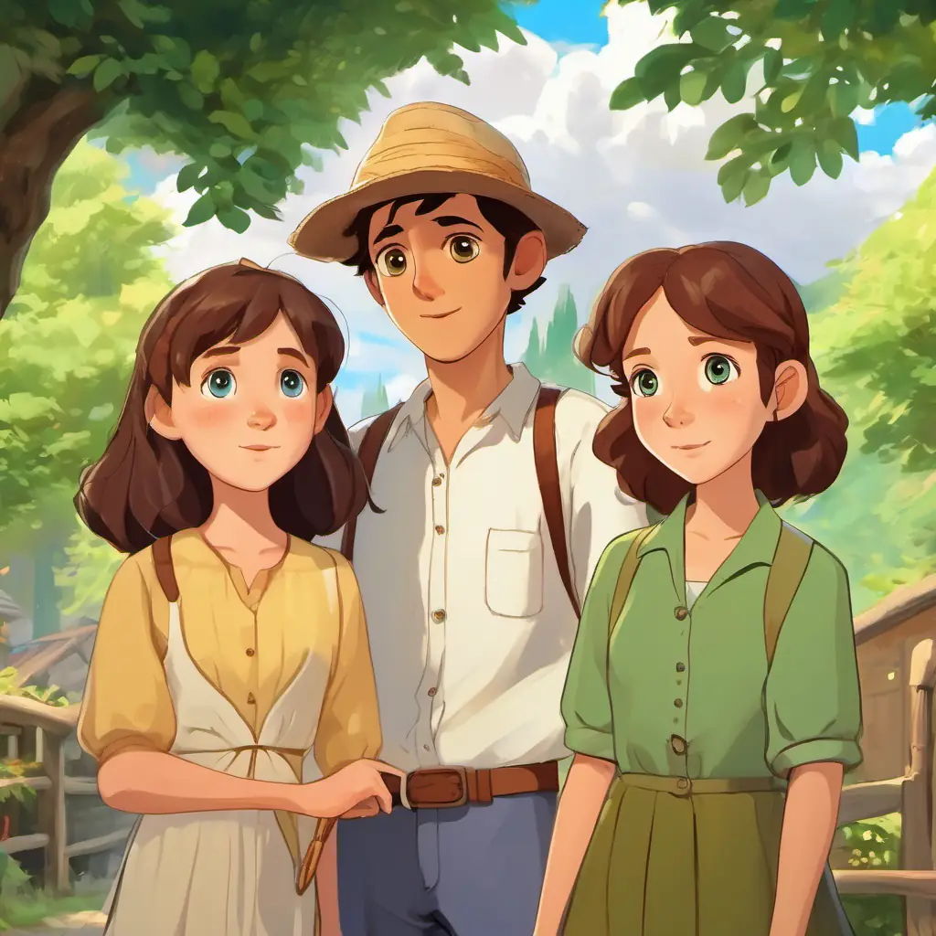 In the village, there are three friends: Lily has fair skin and blue eyes, Max has tan skin and brown eyes, and Emma has olive skin and green eyes. They are sick and their parents are worried.