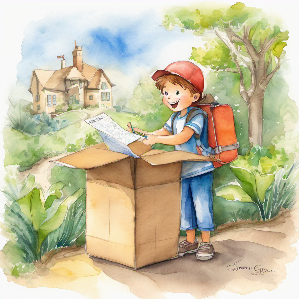 One sunny day, Sammy received a mysterious package in the mail. Inside was a note that read, 'Dear Sammy, your invention skills are needed around the world. Pack your bags and embark on a journey to help people in need. Adventure awaits!'