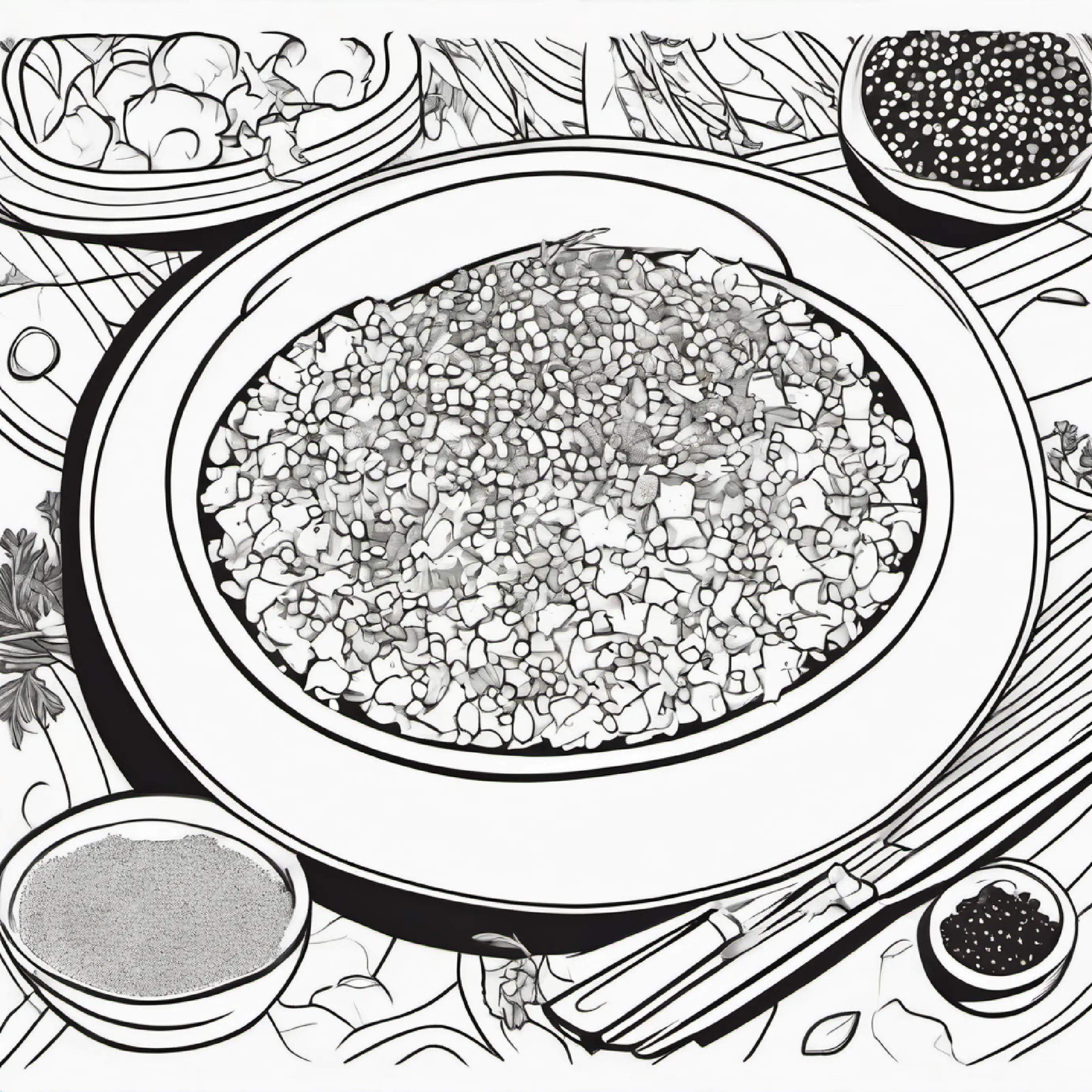 The dish is ready and garnished with sesame seeds and cilantro.