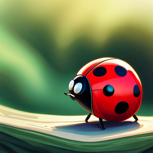 Ladybug looking sad and disappointed