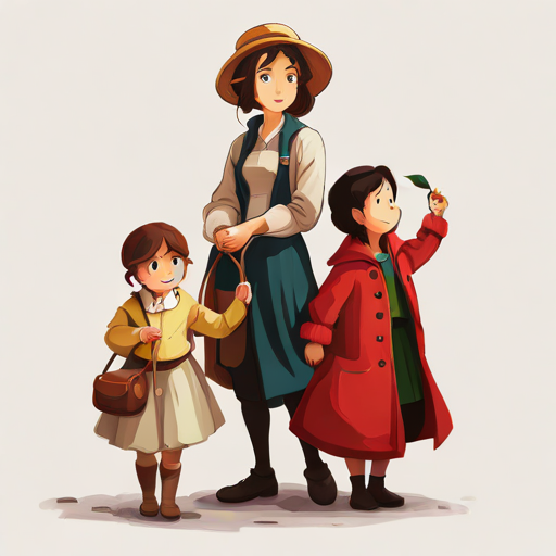 Anne and the apple buddies going on adventures