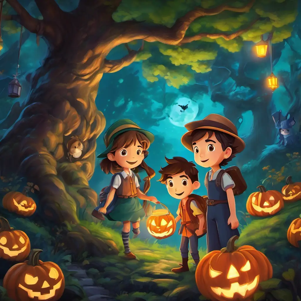 The friends embark on an adventure, meeting mischievous sprites, talking trees, and magical creatures. They learn lessons about friendship and bravery.