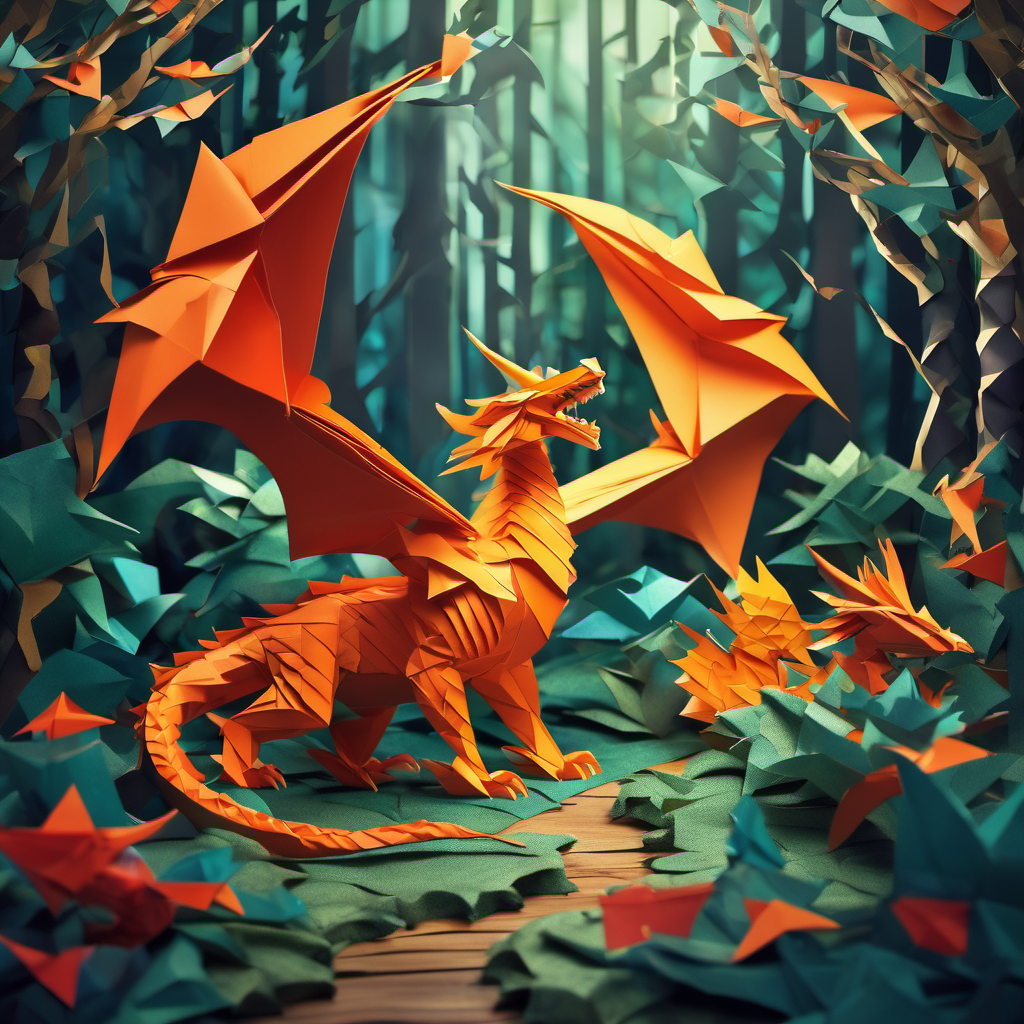 Mean dragons cause chaos in the enchanted forest