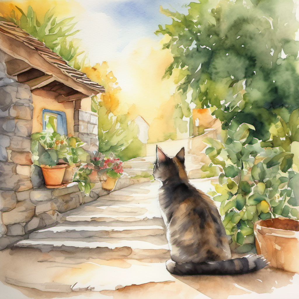 Once upon a time in a small village, there lived a curious cat named Coco. Coco was always curious about everything around her. She loved exploring new places and meeting new animals. One sunny day, Coco decided it was time for an adventure.